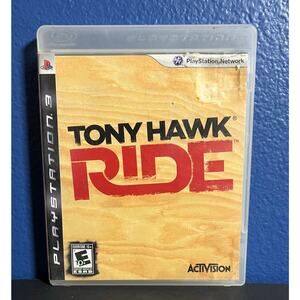 Tony Hawk: Ride for PlayStation 3 - Complete with Case and Disc - Skateboard PS3